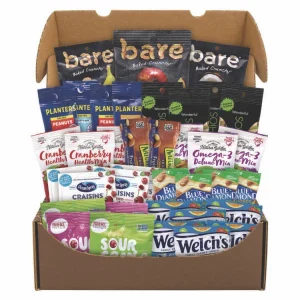 Fruits and Nuts Snack Box, 37 Assorted Snacks/Box, Ships in 1-3 Business Days