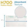 H700 Disposable Foodservice Towel, 13 x 24, Unscented, Green/White, 150/Carton - Image 3