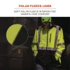 GloWear 8353 Class 3 Hi-Vis Softshell Water-Resistant Jacket, Medium, Lime, Ships in 1-3 Business Days - Image 2