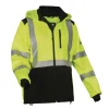 GloWear 8353 Class 3 Hi-Vis Softshell Water-Resistant Jacket, Medium, Lime, Ships in 1-3 Business Days
