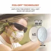 Skullerz DELLENGER Anti-Fog Safety Glasses w/Adjustable Temples, Black Frame,Smoke Polycarbonate Lens, Ships in 1-3 Bus Days - Image 2