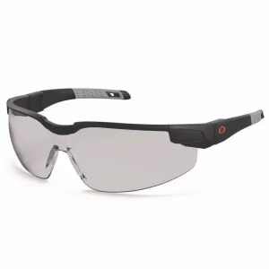 Skullerz DELLENGER Safety Glasses, Adjustable Temples, Black Frame, Indoor/Outdoor Polycarbonate Lens, Ships in 1-3 Bus Days