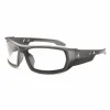 Skullerz ODIN Anti-Scratch and Enhanced Anti-Fog Safety Glasses, Black Frame, Clear Polycarbonate Lens, Ships in 1-3 Bus Days