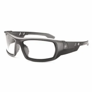 Skullerz ODIN Anti-Scratch and Enhanced Anti-Fog Safety Glasses, Black Frame, Clear Polycarbonate Lens, Ships in 1-3 Bus Days