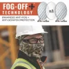 Skullerz THOR Anti-Scratch/Enhanced Anti-Fog Safety Glasses, Black Frame, In/Outdoor Polycarbonate Lens,Ships in 1-3 Bus Days - Image 2