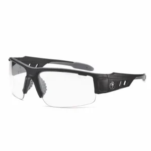 Skullerz DAGR Anti-Scratch and Enhanced Anti-Fog Safety Glasses, Black Frame, Clear Polycarbonate Lens, Ships in 1-3 Bus Days