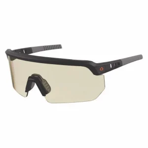 Skullerz AEGIR Safety Glasses, Matte Black Nylon Impact Frame, Indoor/Outdoor Polycarbonate Lens, Ships in 1-3 Business Days