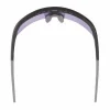 Skullerz AEGIR Safety Glasses with Mirrored Lenses, Clear Smoke Frame, Blue Mirror Polycarbonate Lens, Ships in 1-3 Bus Days - Image 2