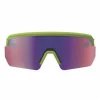 Skullerz AEGIR Safety Glasses, Mirrored Lenses, Lime Nylon Frame, Purple Mirror Polycarbonate Lens, Ships in 1-3 Bus Days - Image 2