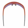 Skullerz AEGIR Safety Glasses, Mirrored Lenses, Orange Nylon Frame, Purple Mirror Polycarbonate Lens, Ships in 1-3 Bus Days - Image 3
