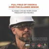 Skullerz OSMIN Safety Glasses, Matte Black Polycarbonate Frame, Indoor/Outdoor Polycarbonate Lens, Ships in 1-3 Business Days - Image 3