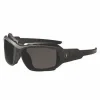 Skullerz LOKI Anti-Scratch/Anti-Fog Convert Safety Spoggles, Strap, Matte Black Frame,Smoke Poly Lens, Ships in 1-3 Bus Days - Image 2