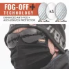 Skullerz SAGA Anti-Scratch/Enhanced Anti-Fog Safety Glasses, Matte Black Frameless, Smoke Polycarb Lens,Ships in 1-3 Bus Days - Image 2