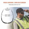 Skullerz SAGA Anti-Scratch/Enhanced Anti-Fog Safety Glasses, Matte Black Frameless, Smoke Polycarb Lens,Ships in 1-3 Bus Days - Image 3