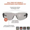 Skullerz SAGA Anti-Scratch/Anti-Fog Safety Glasses, Matte Black Frameless, Indoor/Outdoor PolyCarb Lens,Ships in 1-3 Bus Days - Image 2