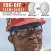 Skullerz SAGA Anti-Scratch/Anti-Fog Safety Glasses, Matte Black Frameless, Indoor/Outdoor PolyCarb Lens,Ships in 1-3 Bus Days - Image 3