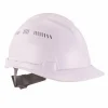 Skullerz 8966 Class C Lightweight Cap-Style Hard Hat, Adjustable Venting, 6-pt Rachet Suspension, White,Ships in 1-3 Bus Days