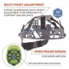 Skullerz 8966 Class C Lightweight Cap-Style Hard Hat, Adjustable Venting, 6-pt Rachet Suspension, Lime, Ships in 1-3 Bus Days - Image 2