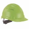 Skullerz 8966 Class C Lightweight Cap-Style Hard Hat, Adjustable Venting, 6-pt Rachet Suspension, Lime, Ships in 1-3 Bus Days