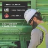Skullerz 8968 Class C Lightweight Full Brim Hard Hat, Adjustable Venting, 6-pt Rachet Suspension, White,Ships in 1-3 Bus Days - Image 3