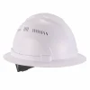 Skullerz 8968 Class C Lightweight Full Brim Hard Hat, Adjustable Venting, 6-pt Rachet Suspension, White,Ships in 1-3 Bus Days