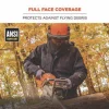 Skullerz 8999 Mesh Face Shield Replacement for Hard Hat and Safety Helmet, Black, Ships in 1-3 Business Days - Image 3