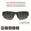 Skullerz DAGR Anti-Scratch and Enhanced Anti-Fog Safety Glasses, Black Frame, Smoke Polycarbonate Lens, Ships in 1-3 Bus Days - Image 2