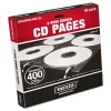Two-Sided CD Refill Pages for Three-Ring Binder, 8 Disc Capacity, Clear/Black, 50/Pack - Image 3