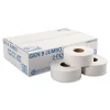 Jumbo Roll Bath Tissue, Septic Safe, 2-Ply, White, 3.3″ X 700 Ft, 12/carton