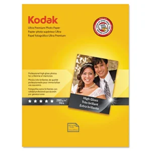 Ultra Premium Photo Paper, 10 Mil, 8.5 X 11, High-Gloss White, 25/pack