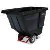 Rotomolded Tilt Truck, 202 gal, 850 lb Capacity, Plastic, Black