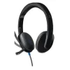 H540 Binaural Over The Head Corded Headset, Black - Image 3