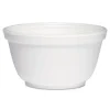Foam Container, Squat, 6 oz, White, 50/Pack, 20 Packs/Carton