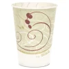 Symphony Treated-Paper Cold Cups, ProPlanet Seal, 12 oz, White/Beige/Red, 100/Bag, 20 Bags/Carton