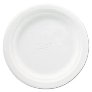 Classic Paper Plates, 6.75″ Dia, White, 125/pack, 8 Packs/carton