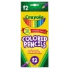 Long-Length Colored Pencil Set, 3.3 mm, 2B, Assorted Lead and Barrel Colors, Dozen
