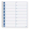 Voice Message Log Books, One-Part (No Copies), 8 x 1, 8 Forms/Sheet, 800 Forms Total