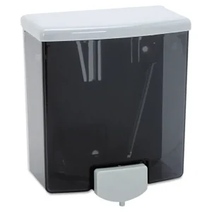 Classicseries Surface-Mounted Liquid Soap Dispenser, 40 Oz, 5.81 X 3.31 X 6.88, Black/gray