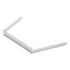 Two-Piece Two-Prong Paper Fastener Bases, 2″ Capacity, 2.75″ Center to Center, Silver, 100/Box - Image 2