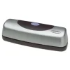 15-Sheet Electric/battery Portable Desktop Punch, Three-Holes, 9/32″ Holes, Silver/black - Image 2