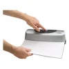 15-Sheet Electric/battery Portable Desktop Punch, Three-Holes, 9/32″ Holes, Silver/black - Image 3