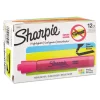 Tank Style Highlighters With Open-Stock Box, Assorted Ink Colors, Chisel Tip, Assorted Barrel Colors, Dozen
