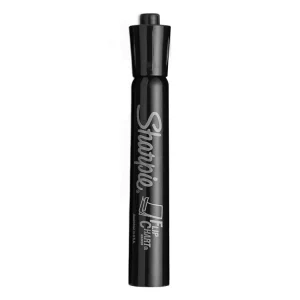 Flip Chart Marker, Broad Bullet Tip, Black, 8/pack