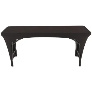 Igear Fabric Table Cover, Open Design, Polyester/spandex, 30″ X 72″, Black