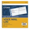 Voice Message Log Books, One-Part (No Copies), 8 x 1, 8 Forms/Sheet, 800 Forms Total - Image 2