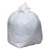 Linear-Low-Density Recycled Tall Kitchen Bags, 13 gal, 0.85 mil, 24″ x 33″, White, 15 Bags/Roll, 10 Rolls/Box
