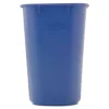 Deskside Recycling Container, Small, 13.63 qt, Plastic, Blue - Image 2