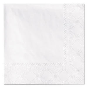 Beverage Napkins, 2-Ply, 9 1/2 X 9 1/2, White, 3000/carton