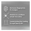 Stainless Steel Cleaner And Polish, 17 Oz Aerosol, 6/carton - Image 2