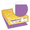 Exact Brights Paper, 20 lb Bond Weight, 8.5 x 11, Bright Purple, 500/Ream - Image 2